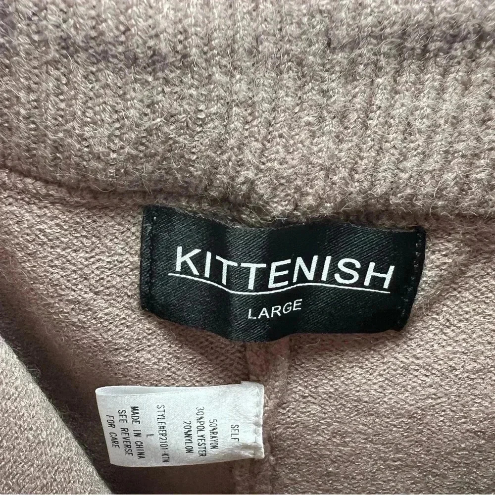 Kittenish Lazy Days Sweater Joggers Camel Beige L… - image 6